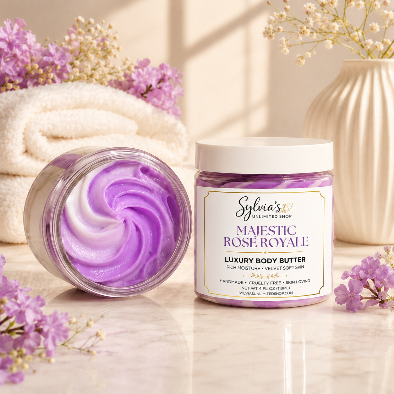 4oz. Majestic Rose Royale Body Butter