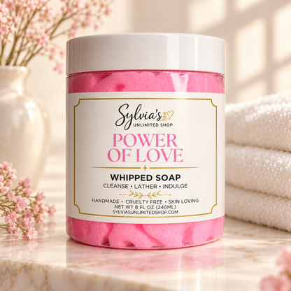 Power of Love Whipped Soap