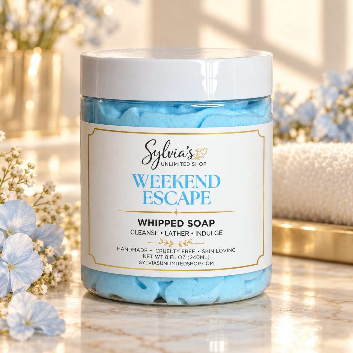 8oz. Weekend Escape Whipped Soap