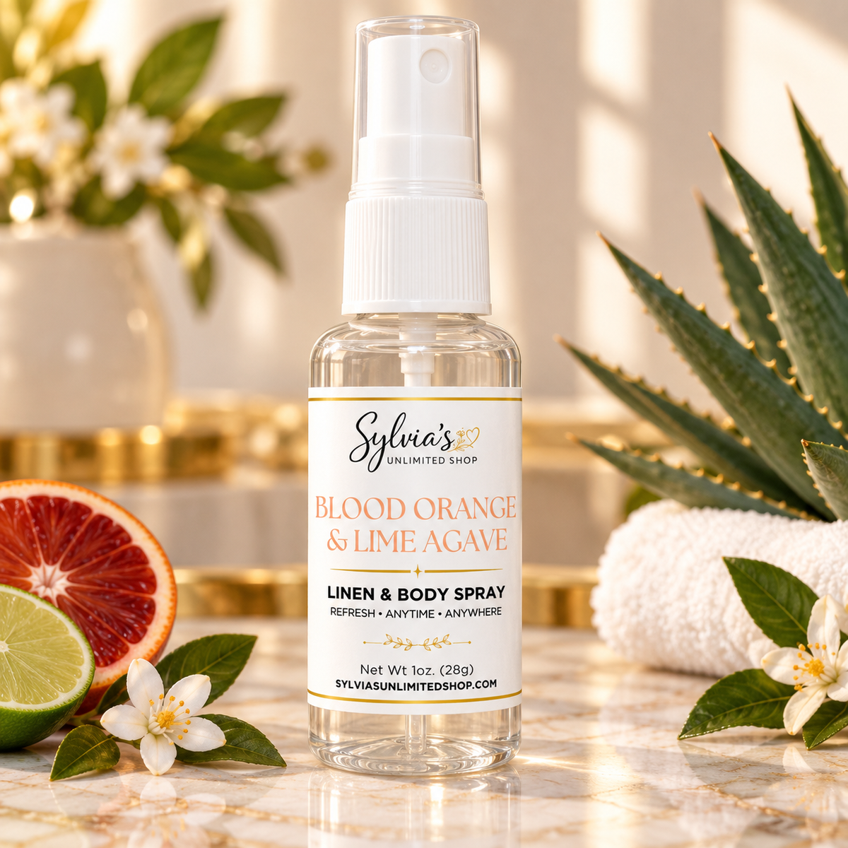 1oz. Blood Orange & Lime Agave Room Spray