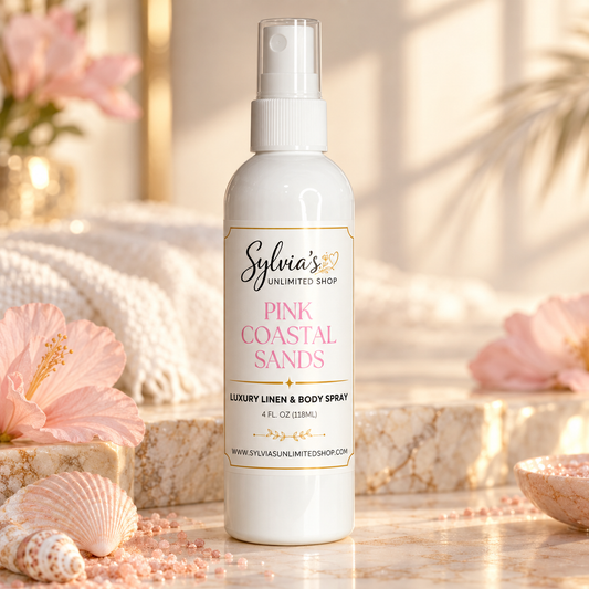 Pink Coastal Sand Room & Body Spray