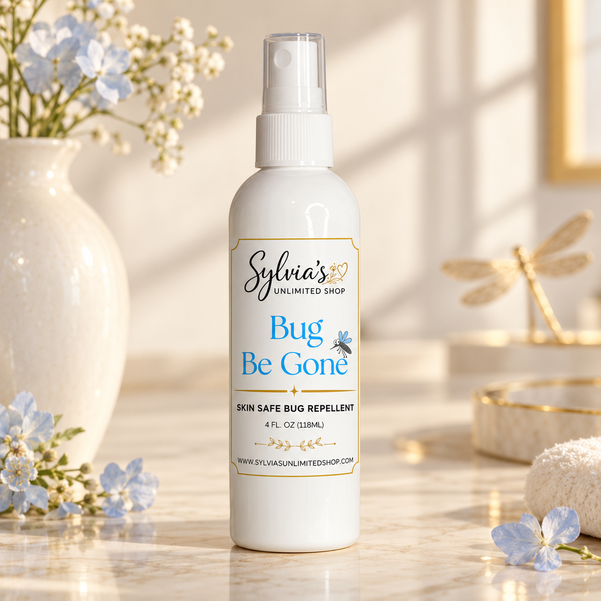 All Natural Bug Off Insect Repellent Room & Body Spray