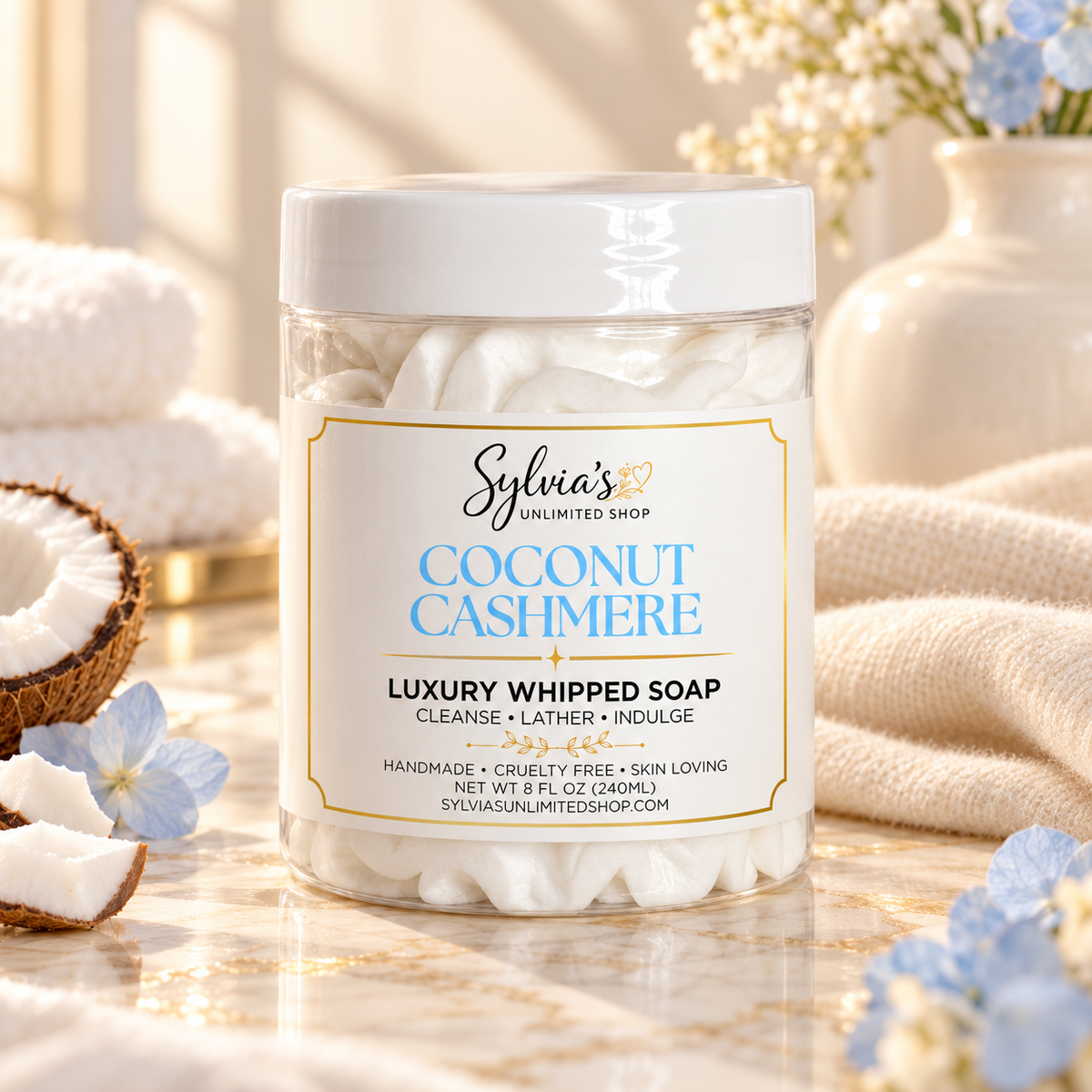 Coconut Cashmere Whipped Soap