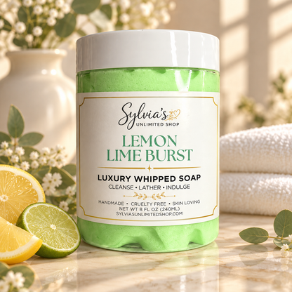 Lemon & Lime Burst Whipped Soap