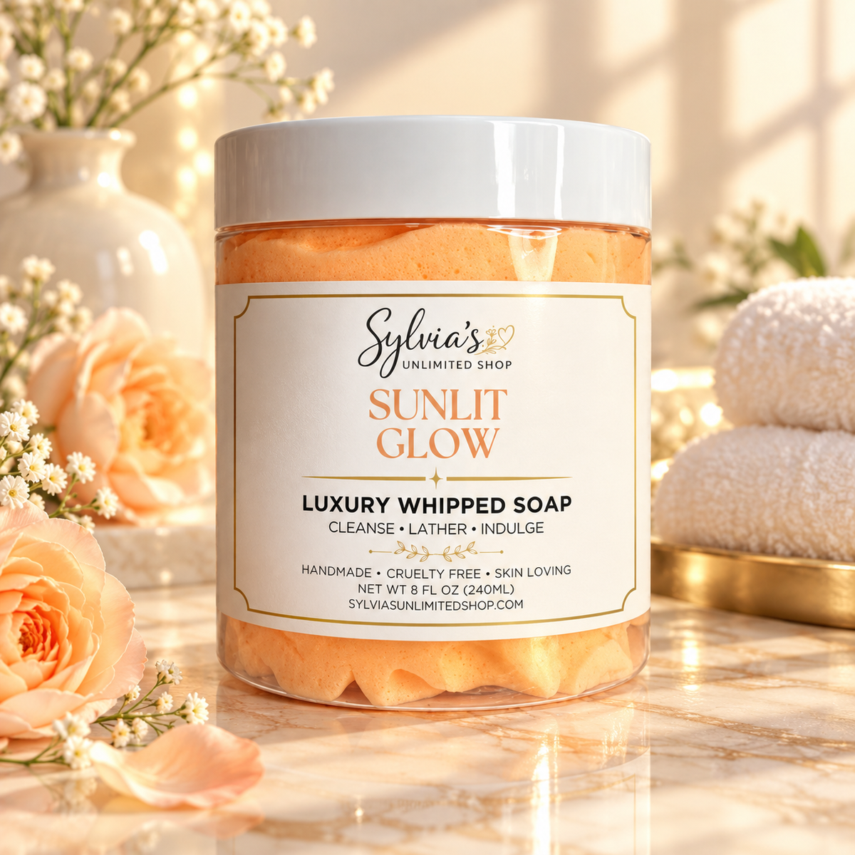 Sunlit Glow Whipped Soap