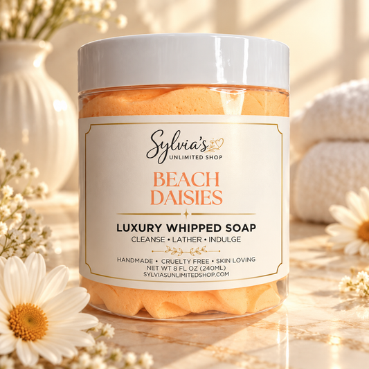 Beach Daisies Whipped Soap