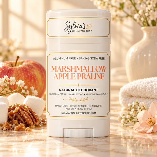 2.5 oz. Marshmallow Apple Praline Natural Deodorant