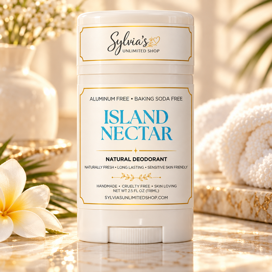 2.5oz. Island Nectar Natural Deodorant