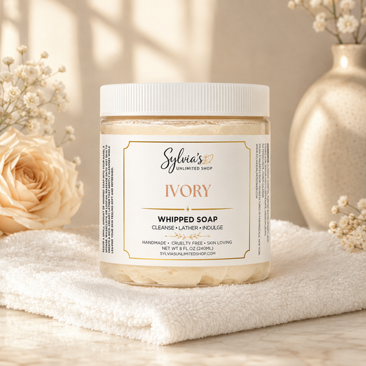 8oz. Ivory Whipped Soap