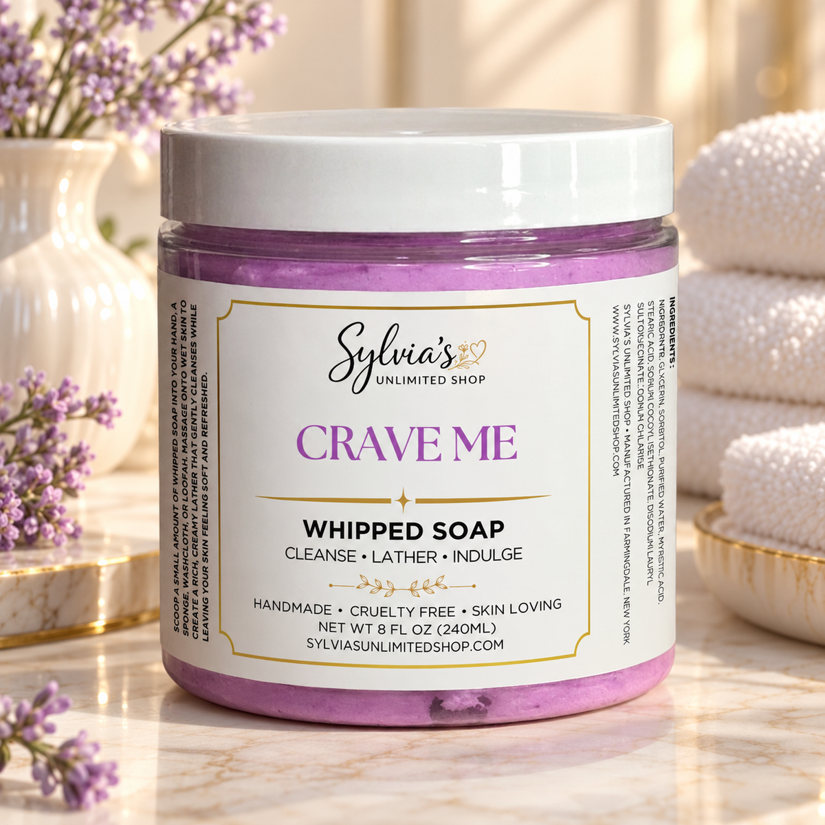 8oz. Crave Me Whipped Soap