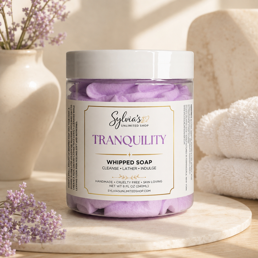 8oz. Tranquility Whipped Soap