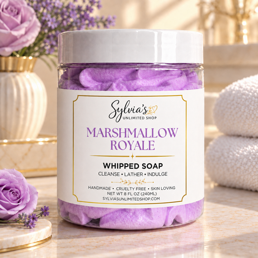 8oz. Marshmallow Royale Whipped Soap