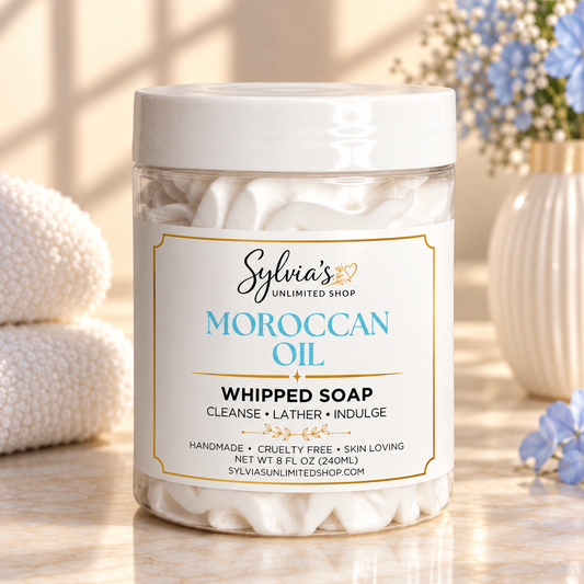 8oz. Moroccan Oil Whipped Soap