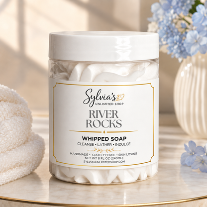 River Rock Whipped Soap
