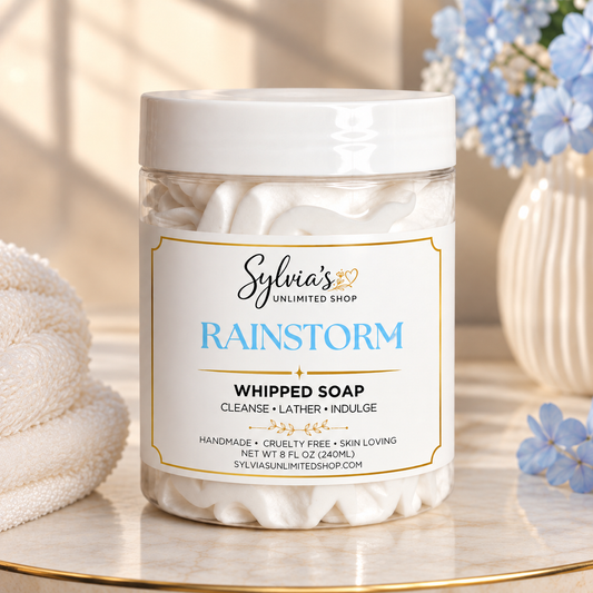 8oz. Rainstorm Whipped Soap