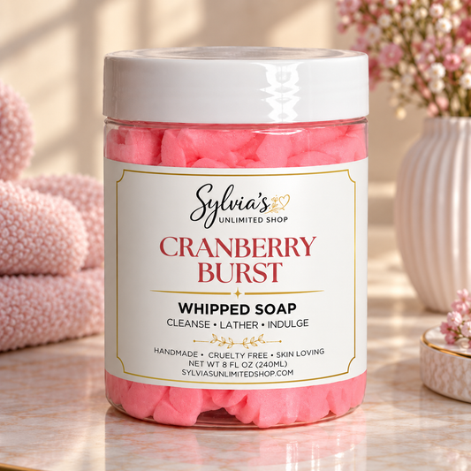 Cranberry Burst Whipped Soap
