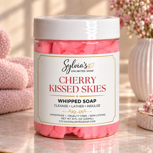 Cherry Kissed Skies Whipped Soap