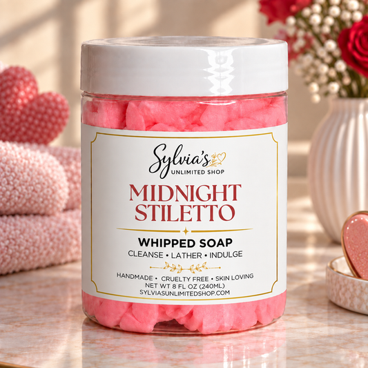 Midnight Stiletto Whipped Soap