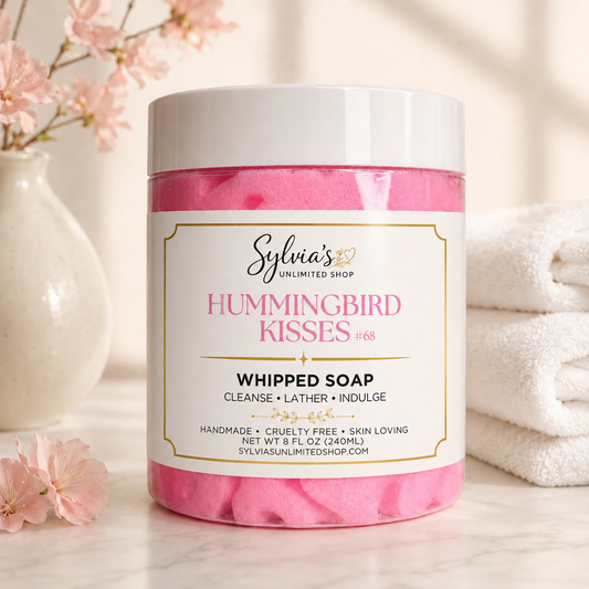 Hummingbird Kisses #68 Whipped Soap