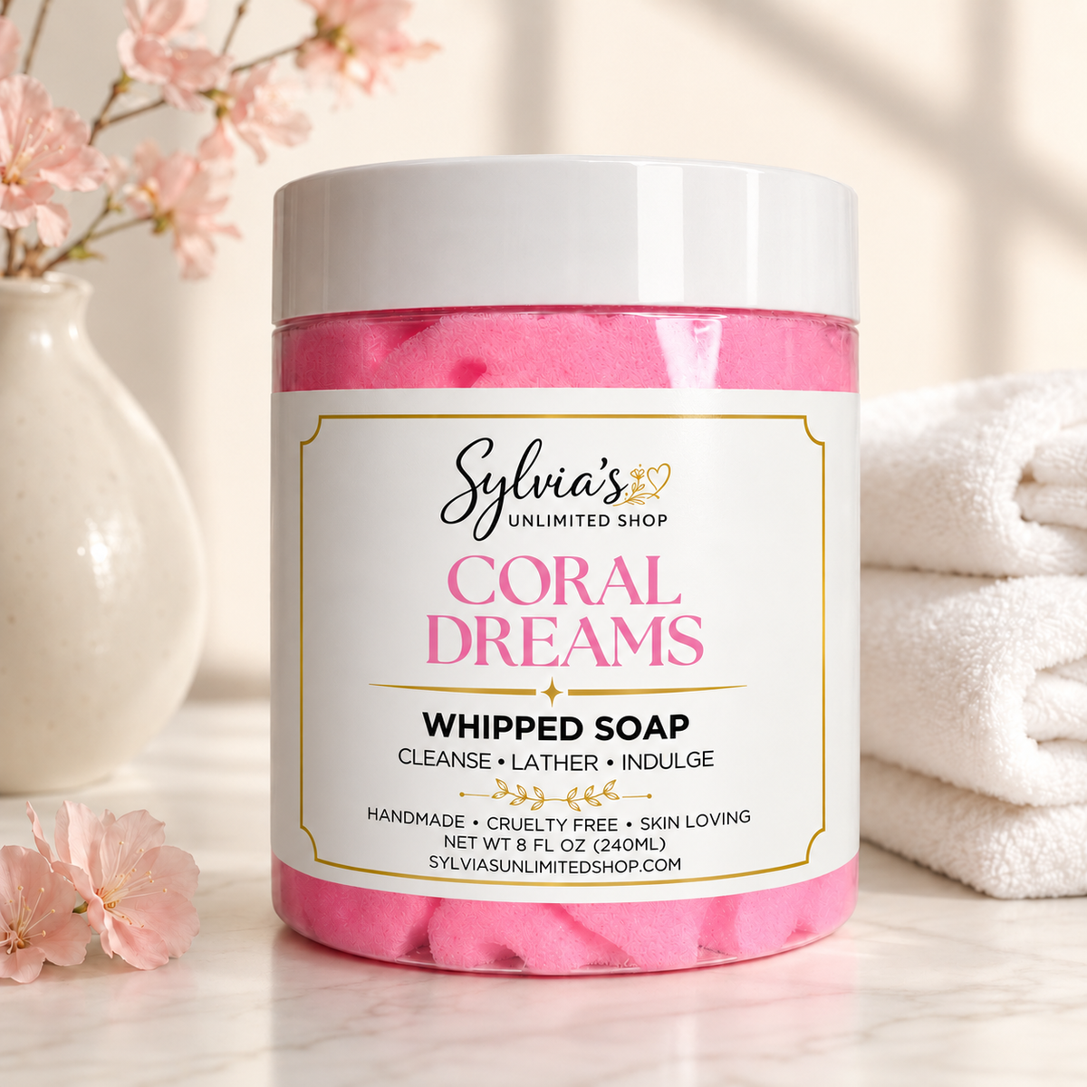 Coral Dreams Whipped Soap
