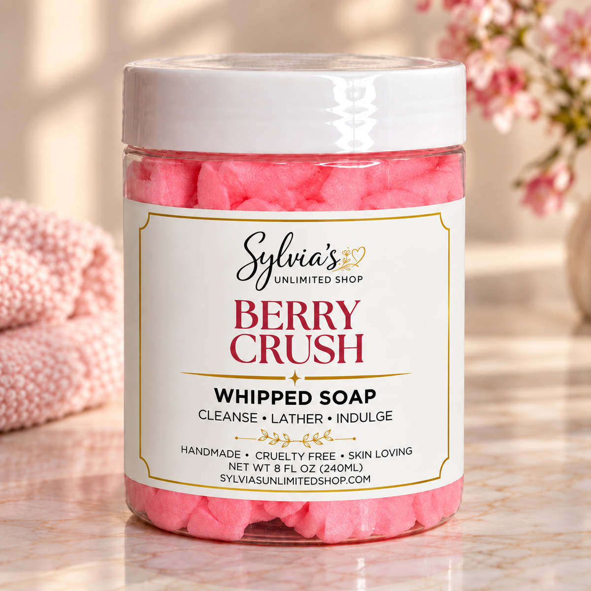 Berry Crush Whipped Soap