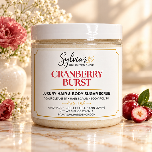 Cranberry Burst Hair & Body Sugar Scrub