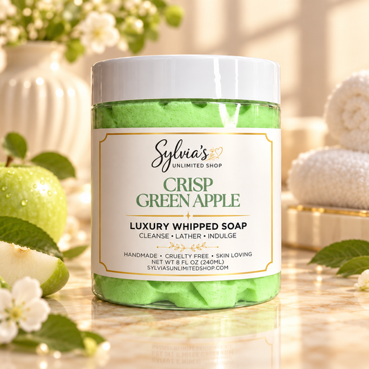 Crisp Green Apple Whipped Soap