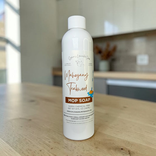 Mahogany & Teakwood Type All Natural Mop Soap