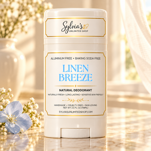 2.5oz. Linen Breeze Natural Deodorant