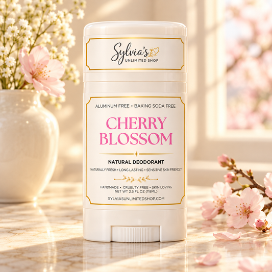 2.5oz. Cherry Blossom Natural Deodorant