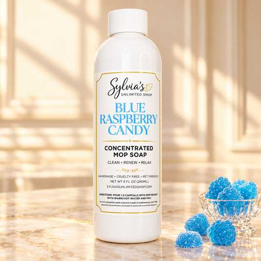 Blue Raspberry Candy All Natural Mop Soap