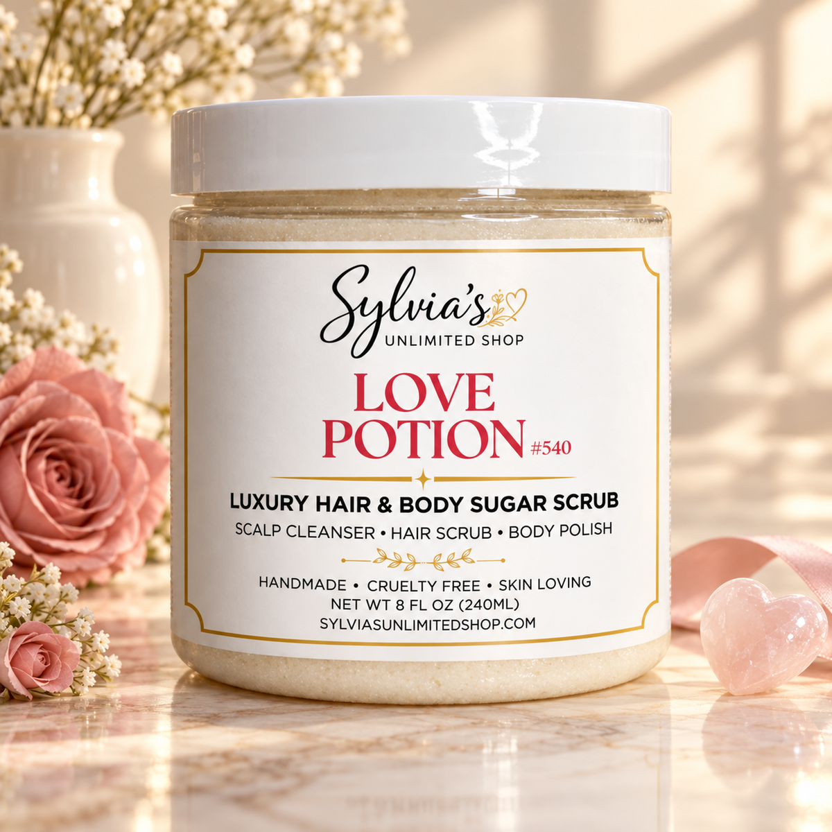 Love Potion #540 Hair & Body Sugar Scrub