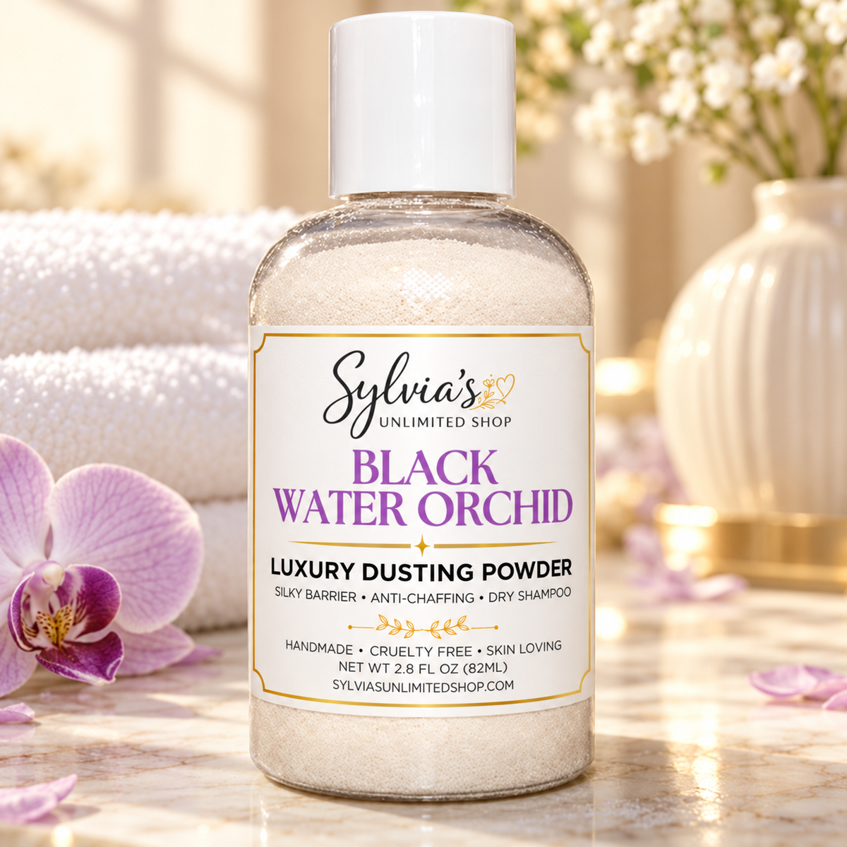 Black Water Orchid Dusting Powder