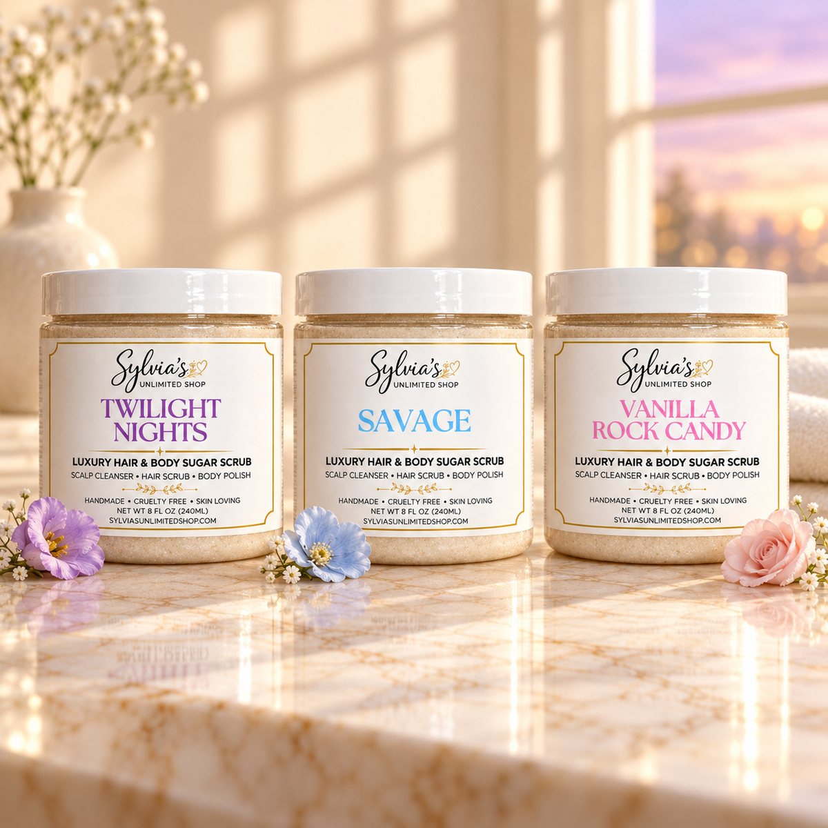 Customize Your Own Hair & Body Sugar Scrub
