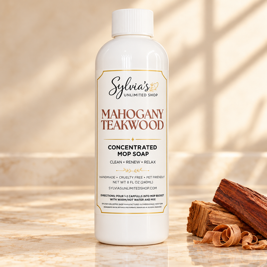 Mahogany & Teakwood Type All Natural Mop Soap