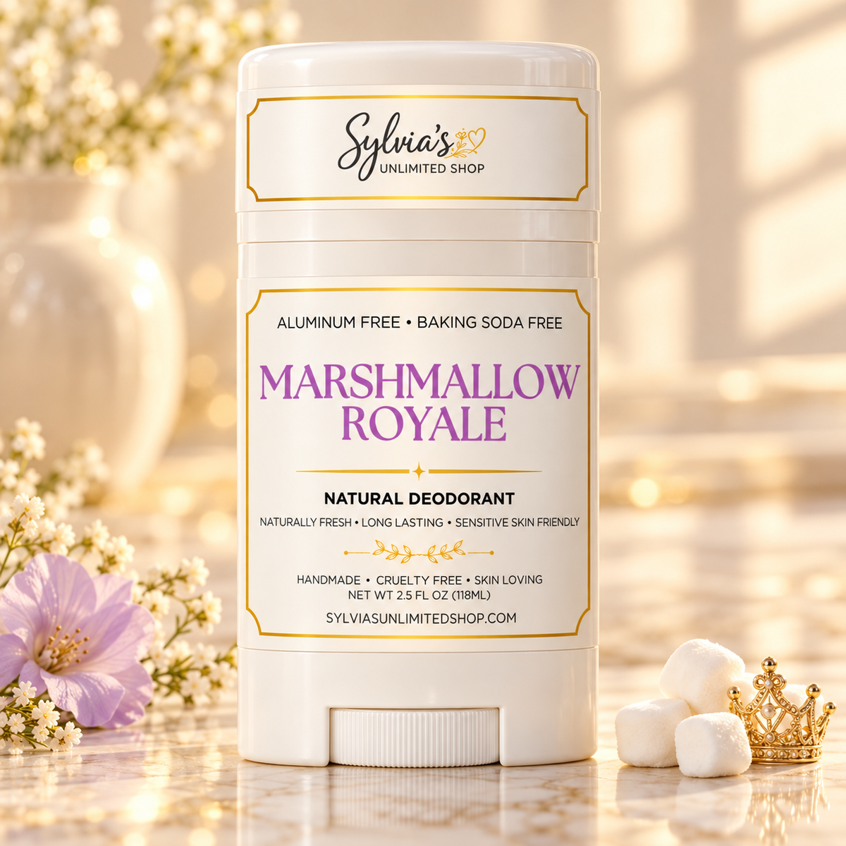 2.5oz. Marshmallow Royale Natural Deodorant