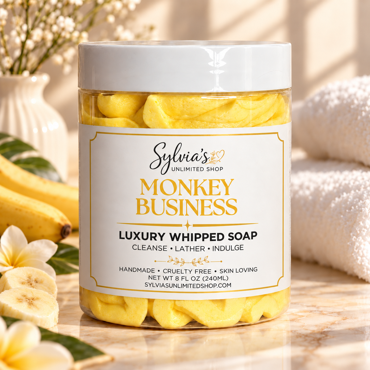 Monkey Business Whipped Soap