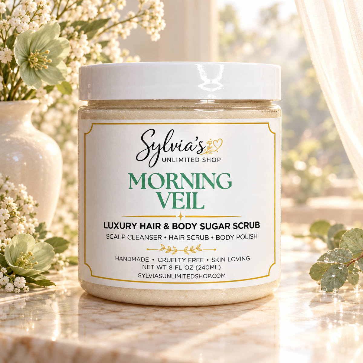 Morning Veil Hair & Body Sugar Scrub