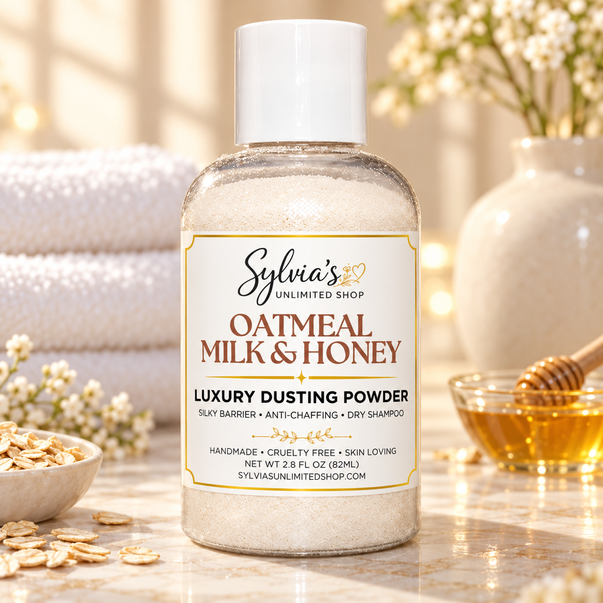 Oatmeal, Milk & Honey Dusting Powder