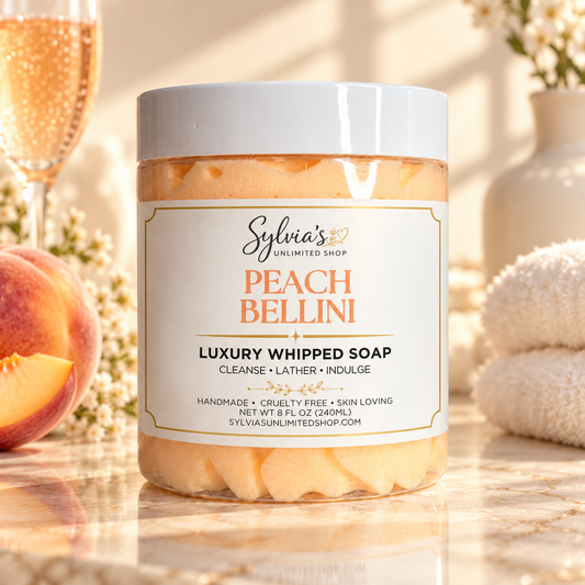 Peach Bellini Whipped Soap