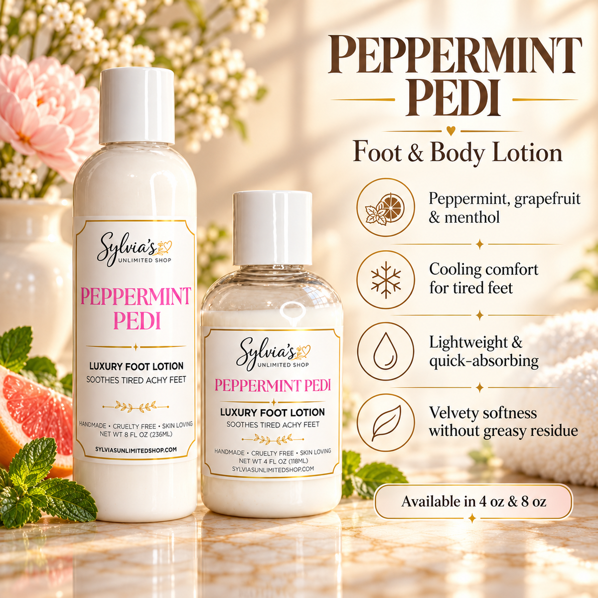 Peppermint Pedi Foot Lotion