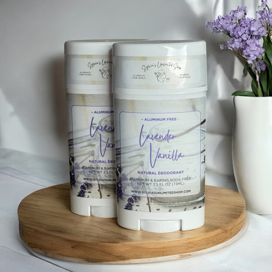 2.5oz. Lavender & Vanilla Natural Deodorant