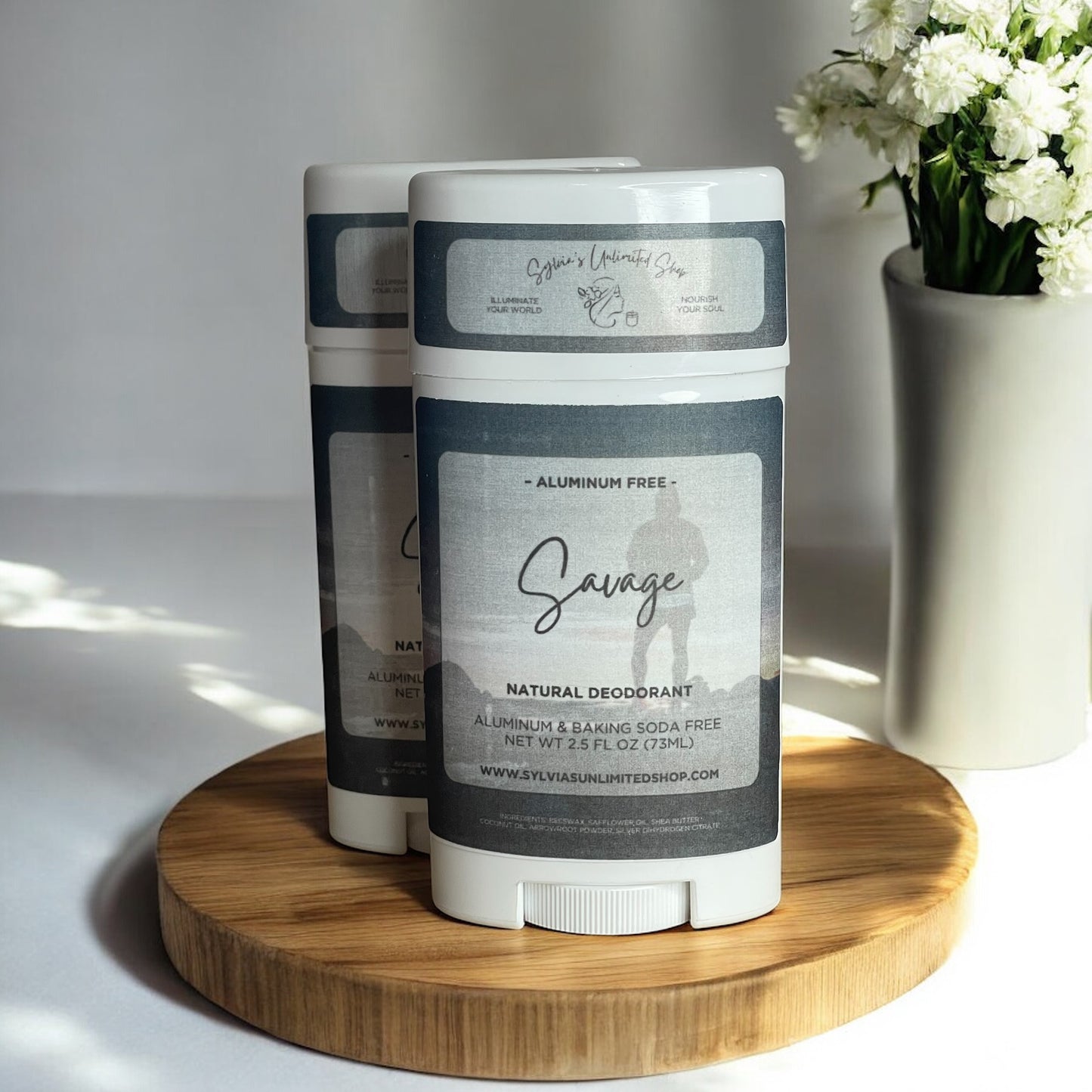 2.5oz. Savage Men's Natural Deodorant