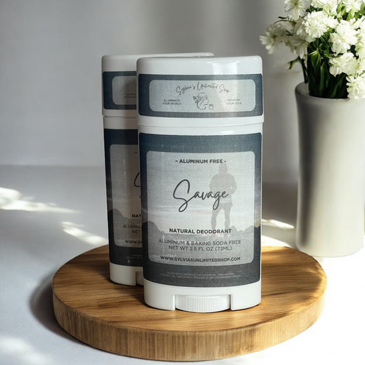2.5oz. Savage Men's Natural Deodorant