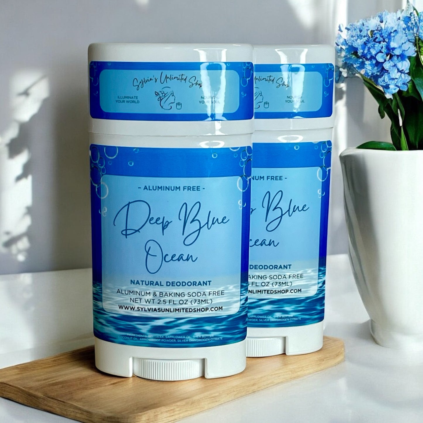 Deep Blue Ocean Unisex Natural Deodorant