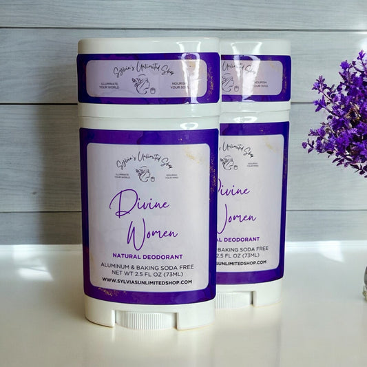 2.5oz. Divine Women Natural Deodorant