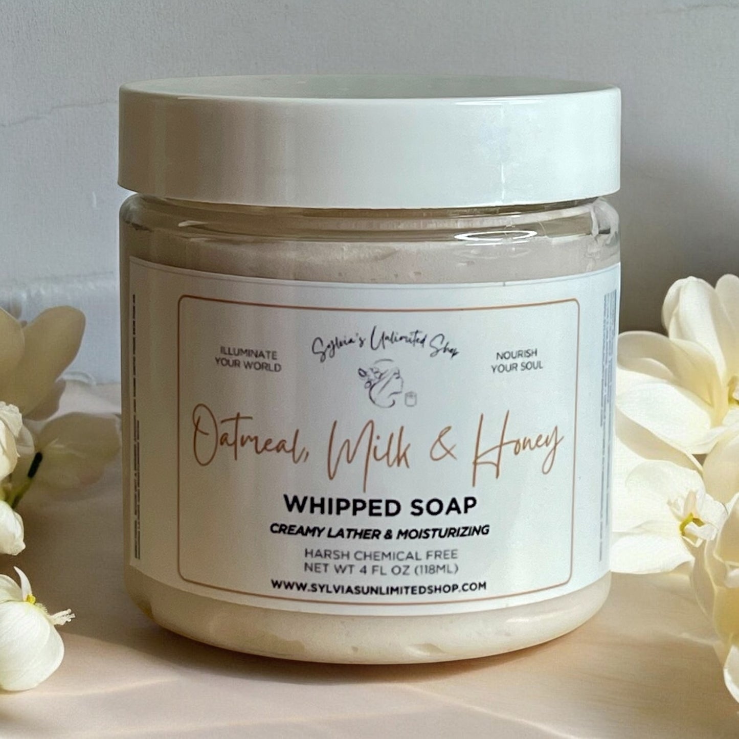 Oatmeal, Milk & Honey Whipped Soap