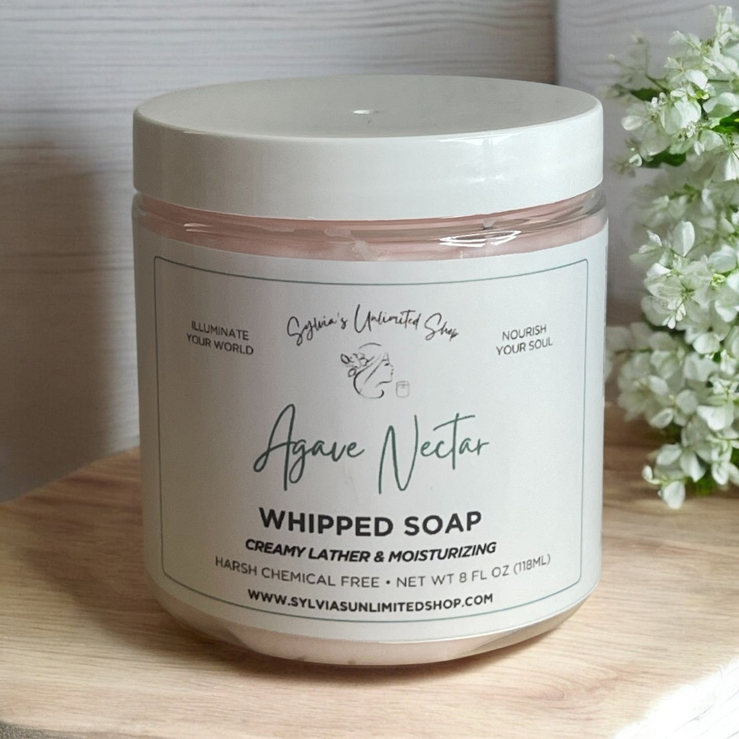 8oz. Agave Nectar Whipped Soap