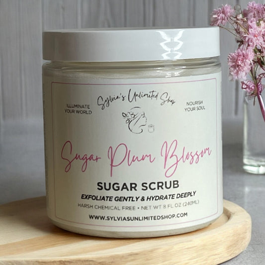 Sugarplum Blossom Hair & Body Sugar Scrub