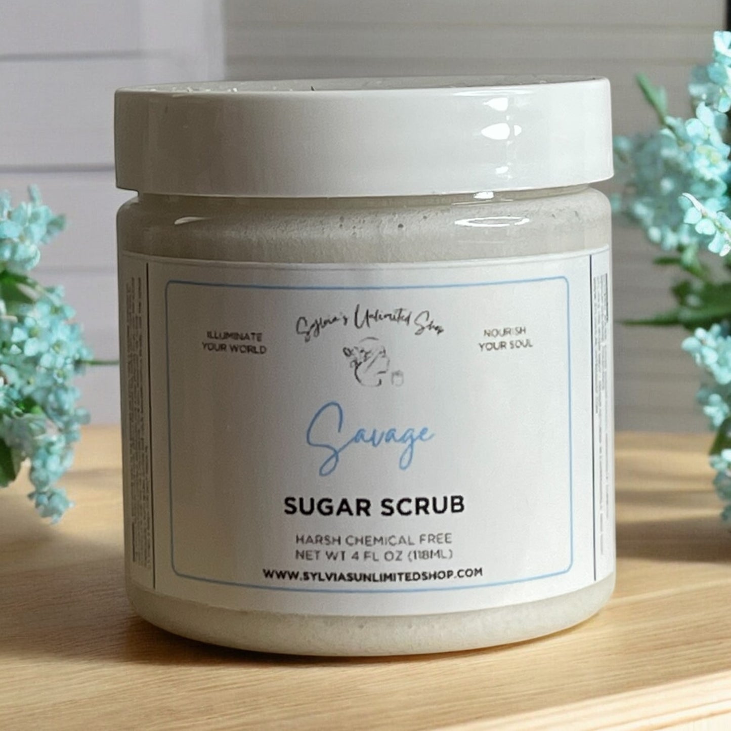 Savage Men's Hair & Body Sugar Scrub